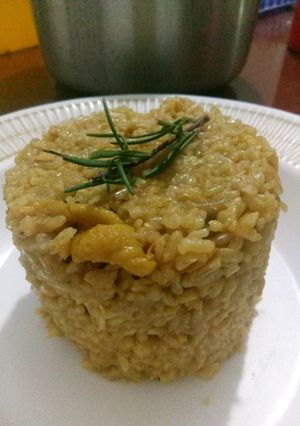 A picture of Special chicken rice.