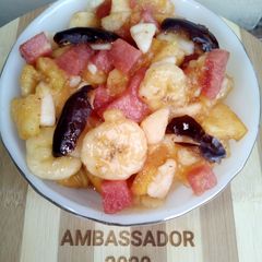 Juicy Fruit Chaat A picture of Juicy Fruit Chaat.