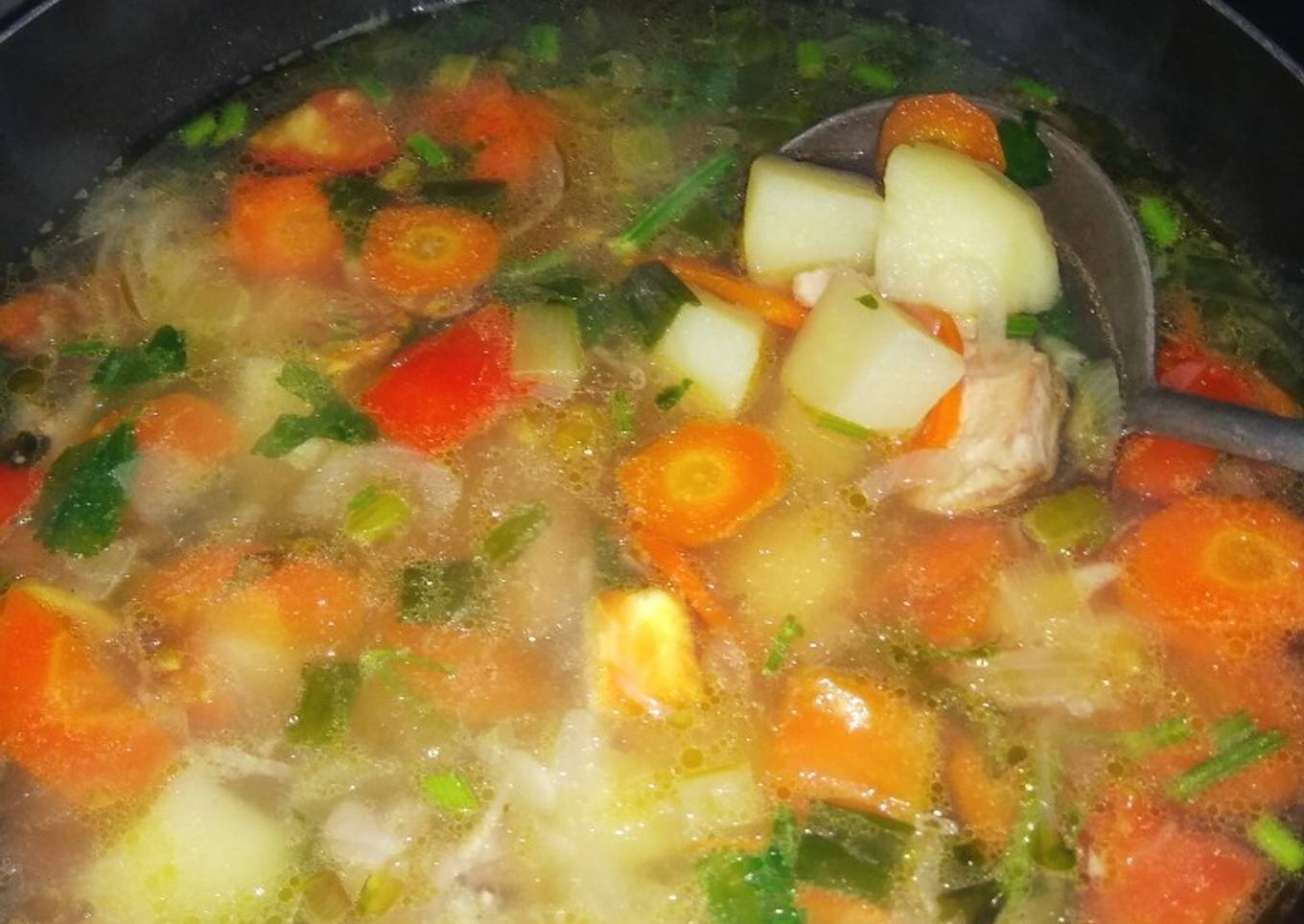 Sop ayam ala kfc no rempah