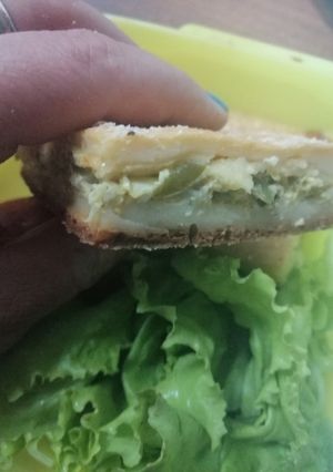 Una foto de Torta de zapallito con masa licuada