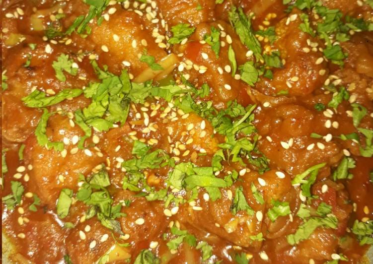 Easiest Way to Make Homemade Honey chilli gobhi