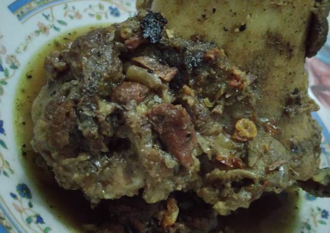 Resep Rawon sumsum tulang sapi oleh Bunda Rin's Kitchen - Cookpad