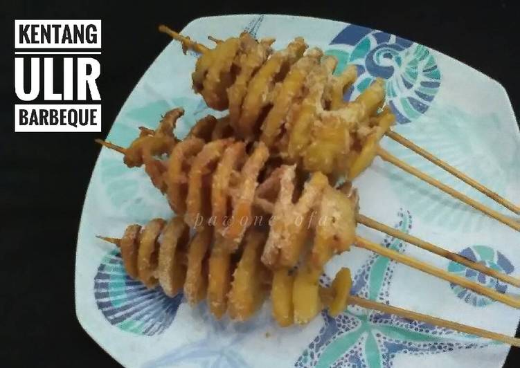Resep: Kentang ulir barbeque yang Gurih