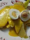 Ensalada de rúcula con papa a la huancaína