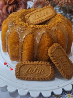 عکسی از دستور کیک لوتوس(کیک روز مرد) 😋