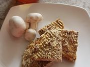 Una foto de pan con harina de coco