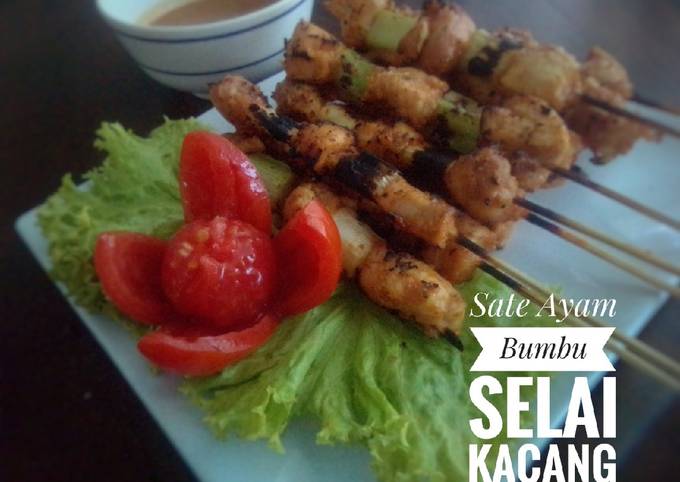 Resep Sate Ayam Bumbu Selai Kacang, Bisa Manjain Lidah