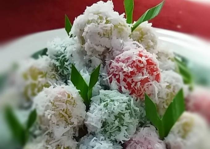 Resep Klepon ubi rainbow, Bikin Ngiler