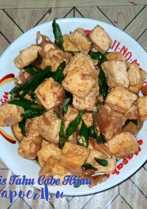 Foto resep Tumis Tahu Cabe Hijau