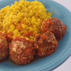 Una foto de Albóndigas con salsa