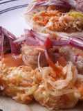 Tacos🌮 de pescado🐟 y 4 salsas para acompañar...🤔