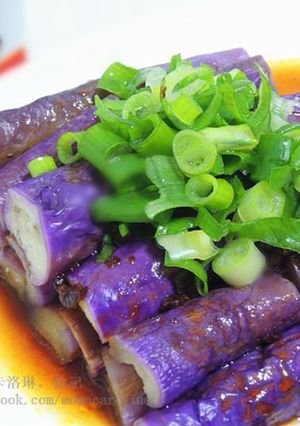 炸醬拌紫茄 的食譜成品照片