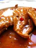 Filetes de pollo en leche de coco