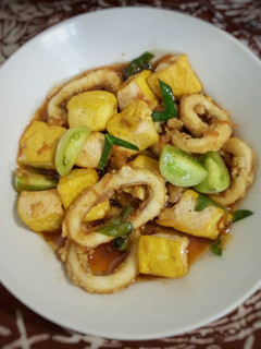 Foto resep Cumi-Tahu Saus Mentega (Menu Balita)