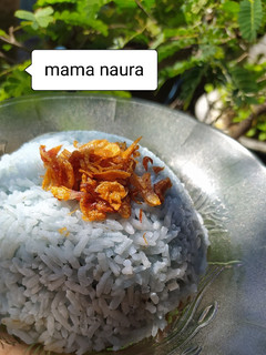 Foto resep (13). Nasi Uduk Bunga Telang