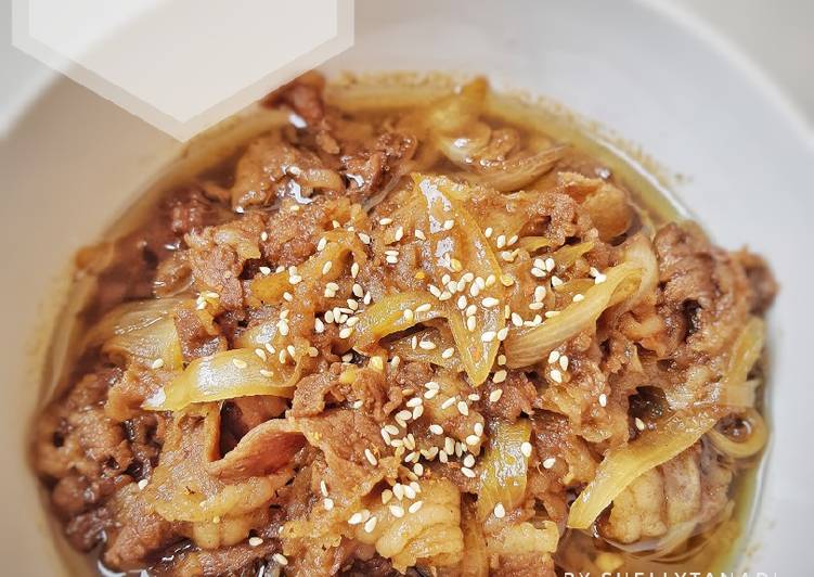 makanan Yoshinoya Beef BBQ yang mengenyangkan