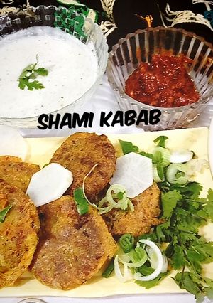 A picture of Shami Kabab.
