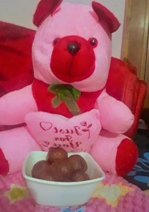A picture of Bread gulab jamun.