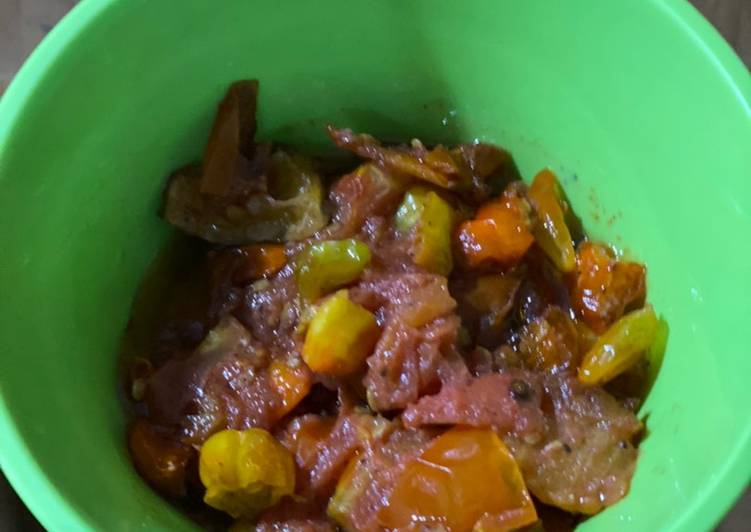 Sambel Cekah Cekah(potong tebal2)