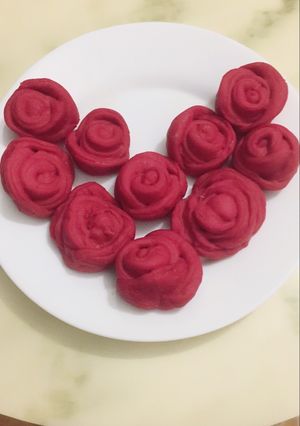 Hình của món Bánh bao hoa hồng.