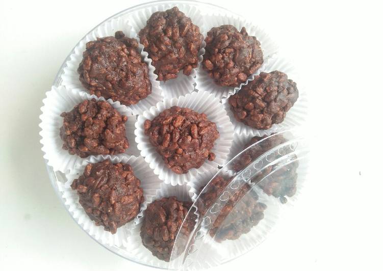 Bola coklat keju crispy