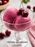 Helado de cerezas en Thermomix