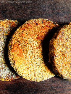 Una foto de Milanesas vegetarianas / veganas de arroz integral y lentejas. (SIN GLUTEN Y SÚPER ECONÓMICAS!)