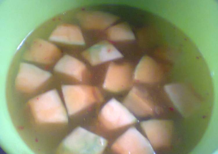 Langkah mengolah Sayur bening labu kuning, Menggugah Selera