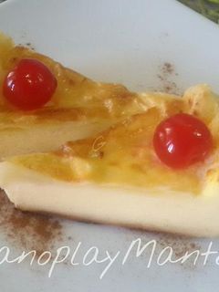 Una foto de Tarta de queso en hojaldre, sin gluten, en GME, F y G y tradicional