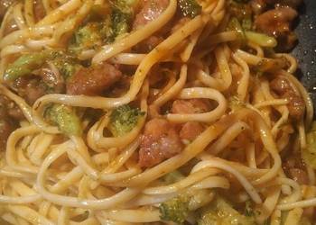 Easy Prepare Recipe Pork and Linguine Stirfry Delicious Simple Easy Prepare Recipe Pork and Linguine Stirfry Delicious Simple