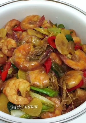 Foto resep Tumis Udang Saus Tiram
