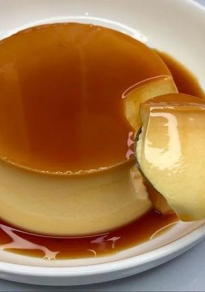 Hình của món Món caramel cho 4 người ăn.