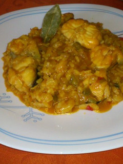 Una foto de Arroz meloso con rape