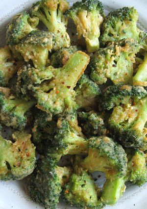 A picture of ‘Kara-age’ Fried Broccoli.