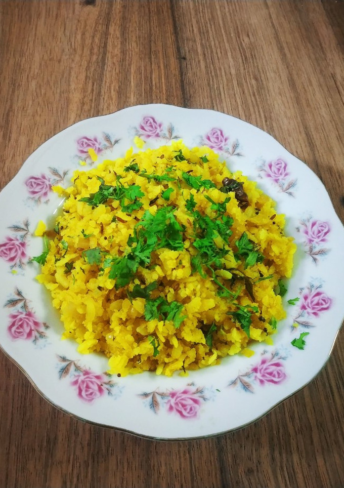 A picture of Kanda Poha.