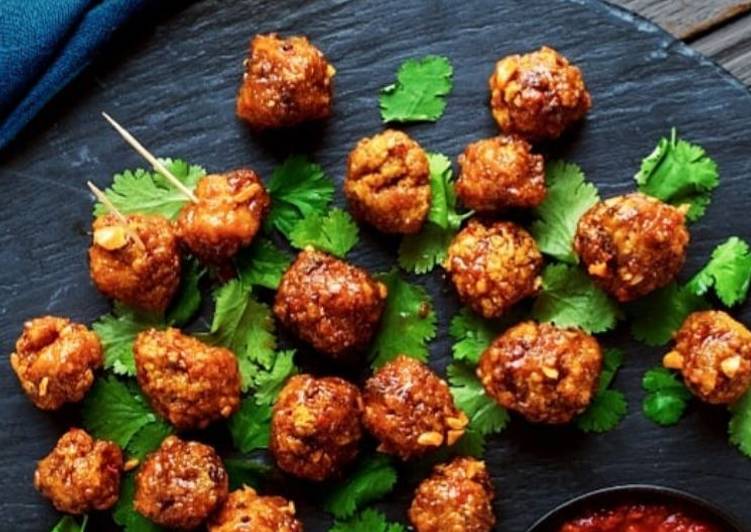 Recipe of Quick Peanut and Coconut Chicken Bites