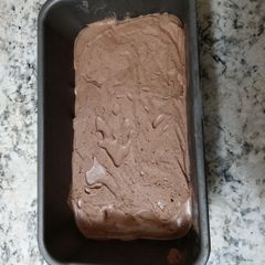 A picture of 3 ingredient chocolate ice cream.