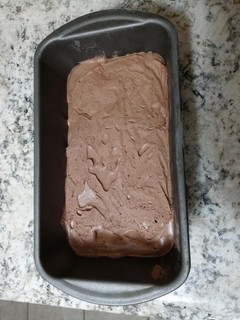 A picture of 3 ingredient chocolate ice cream.