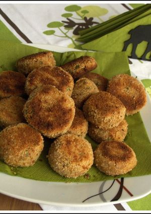 Csicseriborsó fasírt recept fotója