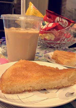 صورة لوصفة بسبوسه محشوه بالقشطه