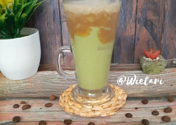 Cara Gampang Menyiapkan Avocado expresso coffee, Enak Banget