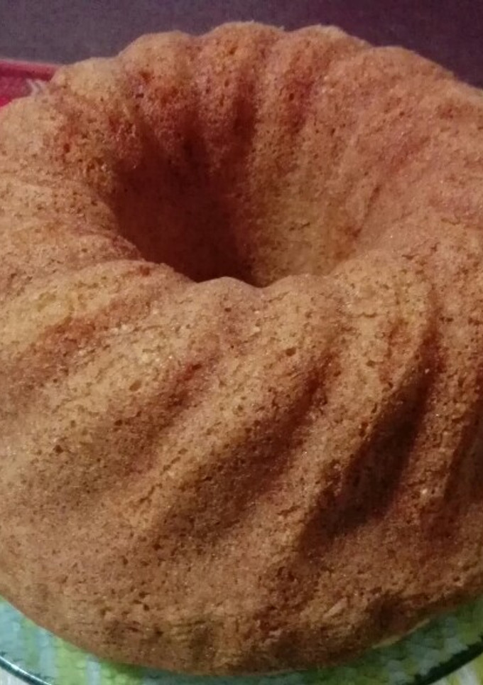 Una foto de Budín de harina 100% integral