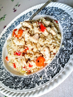 Rizses csirkemell - egytálétel recept fotója