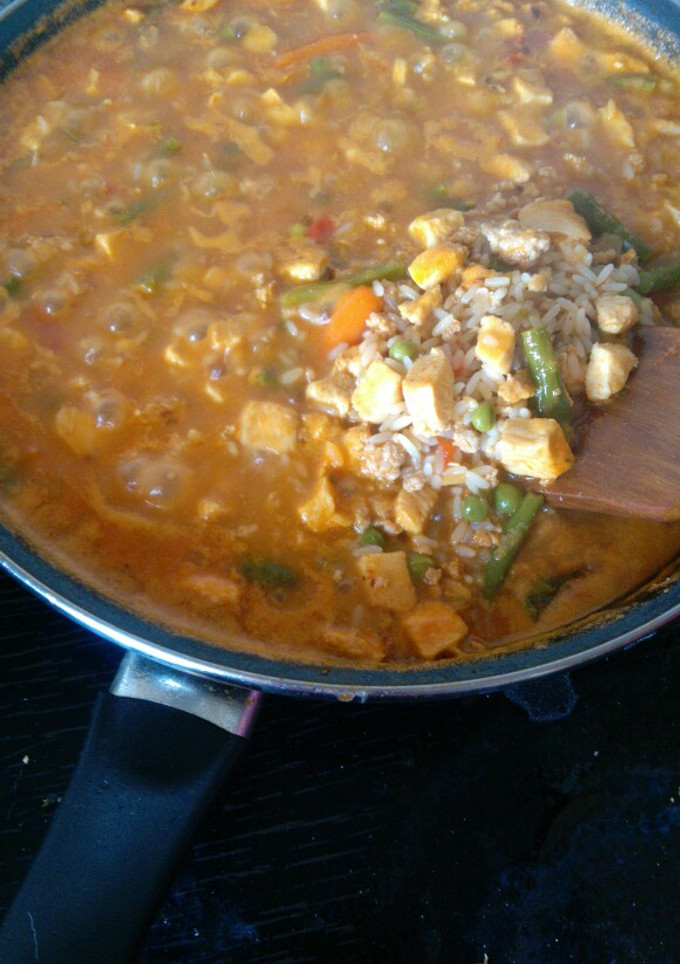 Una foto de Paella de montaña