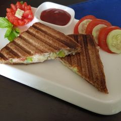 A picture of Veg mayo grilled sandwich.