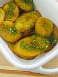 Maduritos al Pesto