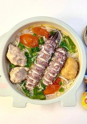 Hình của món Bún bề bề cho bé.
