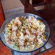 Salpicón de pollo y arroz