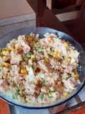 Salpicón de pollo y arroz