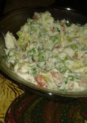 A picture of Russian salad.